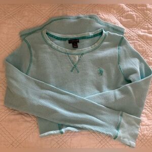 Polo Ralph Lauren Waffle Knit Long Sleeve Top XL